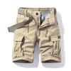 Summer Cargo Shorts For Men With Multiple Pockets And Cotton Fabric For Casual Urban Wear