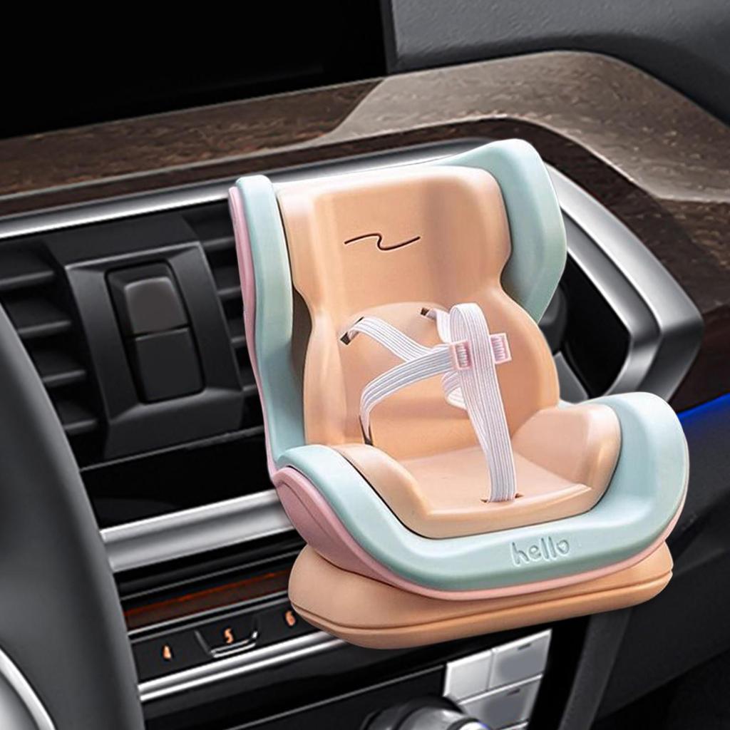 Air Vent Clip Doll Chair for Car, Creative Vehicle Ornament