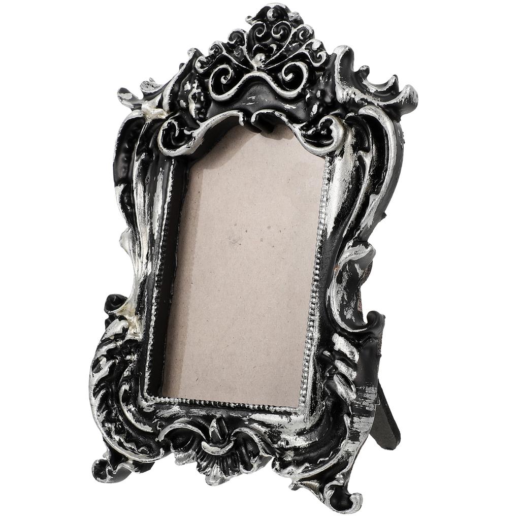 Rahmen Foto Bild Halter Rahmen Vintage Display Tischplatte Gold Desktop Rustikalen Hochzeit Dekorative Memorial Barock Verziert