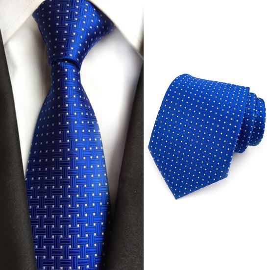 Cravatta da Uomo Raffinata Accessorio Versatile Cravatta a Quadri Elegante da Business per Banchetto