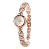 Elegant Luxe Femmes Bracelet Watch for Women Casual Quartz Wristwatch Waterproof Rose Gold Adjustable Band