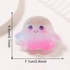 Dreamy Gradient Halloween Ghost Pumpkin Hair Clip - Cute & Soft Women's Claw Accessory