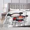 Soft Warm Blanket Travel Office Pucca Funny Love Always Make You Smile Throw Blanket Flannel For Outdoor Novelty Sofa Bed Cover