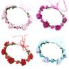 Europäisches & Amerikanisches Mode-Blumenkranz-Weihnachts-Haarband für Damen