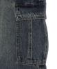 DISTN9NE Cut Cargo Long Denim Skirt Dark Indigo (Lp3Kf696-064)