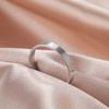 Lemegeton Zweiteiliger Ring für Paare Personalisierte Namensringe Edelstahl Finger Schmuck Benutzerdefiniert 3mm Silber Farbe Versprechen Geschenk
