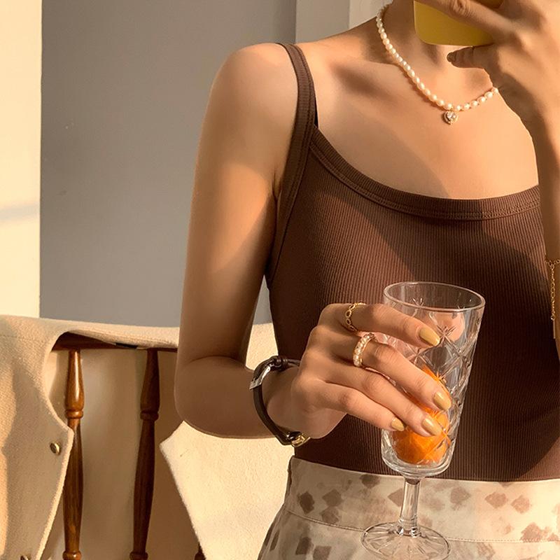 

Высококачественная 300 г высокоэластичная тонкая нить, маленькая майка, женская нижняя рубашка, летняя одежда, новая универсальная верхняя одежда, тренд 2XL