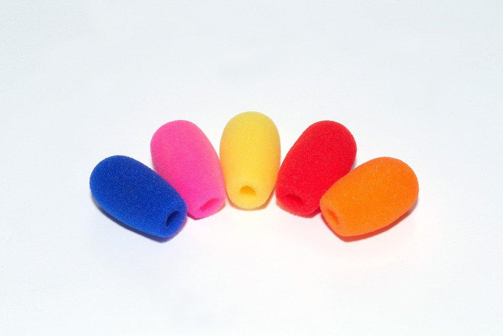 

Headset intercom pin microphone microphone sponge 5 colors set of 5 total length 3.2cm