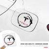 Car Badge Vinyl Reflective Fuel Tank Cap Stickers Decal Accessories For Tesla Model 3 Model S Model X Y Roadster Performance