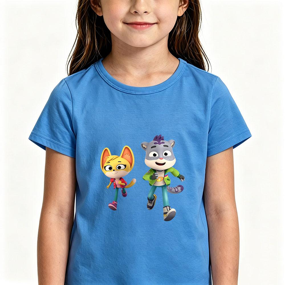 2026 NUOVA La Creature Cases T-shirt per Bambini 100% Cotone Stampa Cartoni Animati 2-12 Anni Unisex Streetwear Manica Corta Casual Girocollo T-shirt