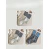 3 Pairs of  Female Autumn and Winter Thickened Warm Retro Splicing Color Polka Dot Wool Tube Socks