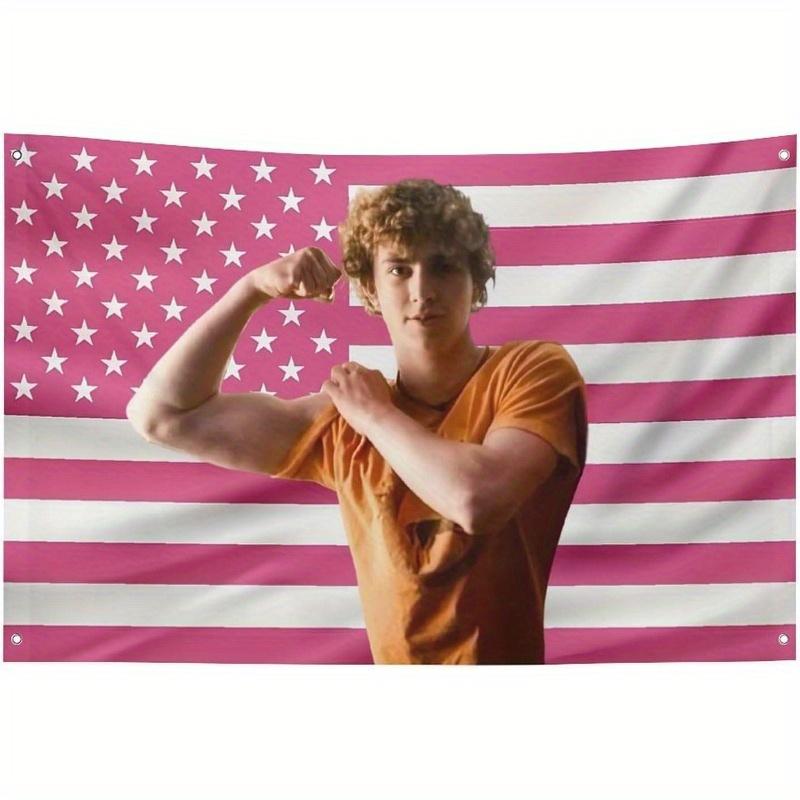 I Am Scobel Humorous Banner American Flag Design College Dorm Decor Fun Fabric Flag