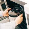 Hario Microwave Rice Cooker 1-2 Cup Black Japanese Made XRCN-2-B