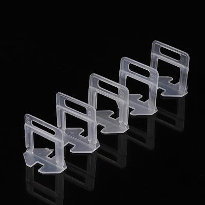 100Pcs Kit de espaçadores de nivelamento de ladrilhos Sistema de clipes Ferramentas de construção de pisos