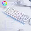 ATTACK SHARK X68HE Rapid Trigger Gaming Keyboard – RT0.01mm, 8000hz, RGB, Wired USB, Magnetic Switch, 0.125ms Delay, Double PBT Contour 3.0