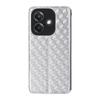 For Oppo A3 4G/A3 5G/A3x 4G/A3x 5G/A40M 4G/A40 4G/A3i 5G/A60 5G Wallet Case Rhombus Imprinted Leather Phone Cover