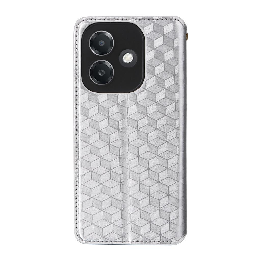 For Oppo A3 4G/A3 5G/A3x 4G/A3x 5G/A40M 4G/A40 4G/A3i 5G/A60 5G Wallet Case Rhombus Imprinted Leather Phone Cover