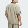 adidas Originals Basketball Warm Up Top Unisex Retro Streetwear AsiaFit Comfort Casual Sports Jacket Brown KA9350