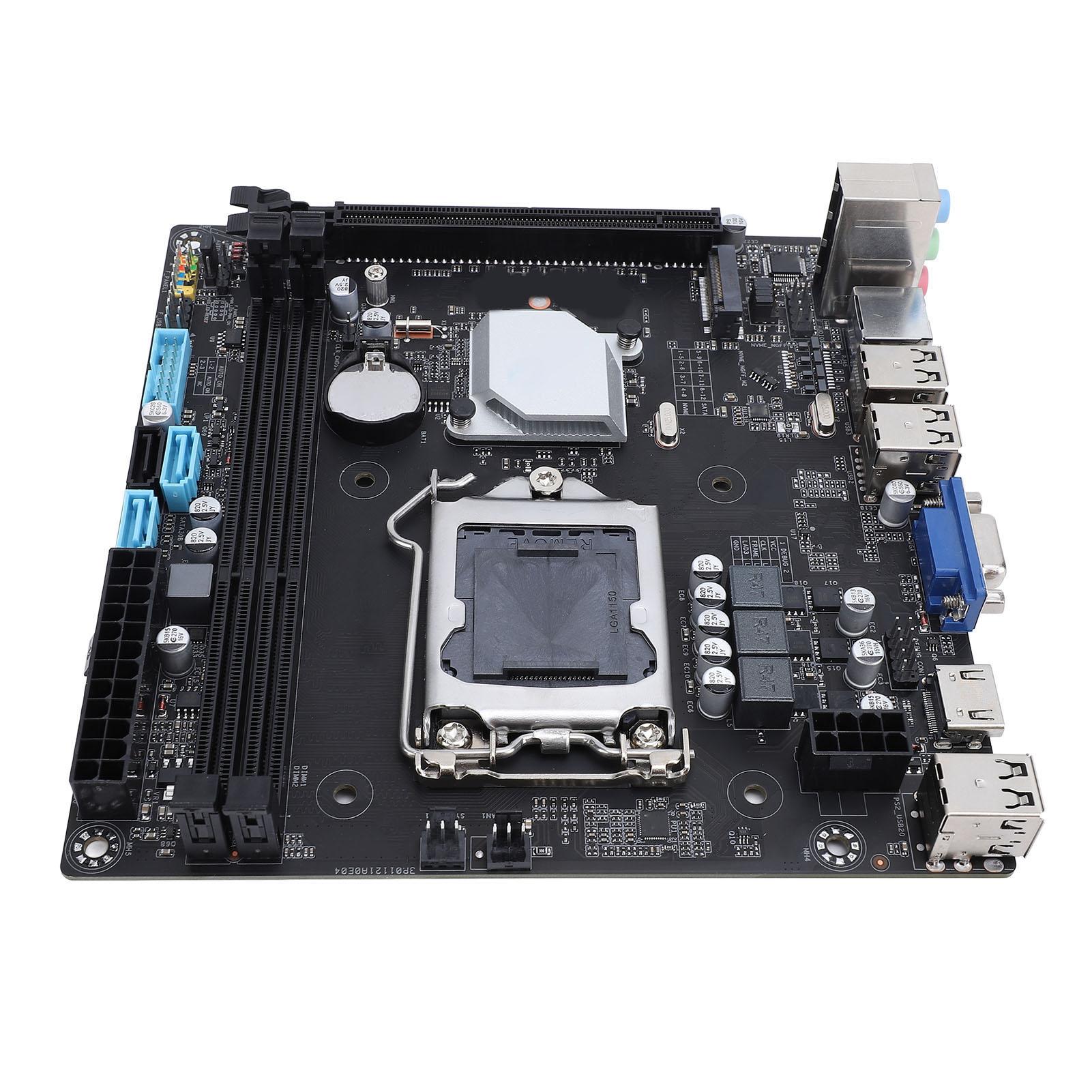 

Материнська плата H81M I LGA1150 підтримує процесор Xeon E3 V3, пам ять DDR3 до 16 ГБ SATA 3.0 USB 2.0