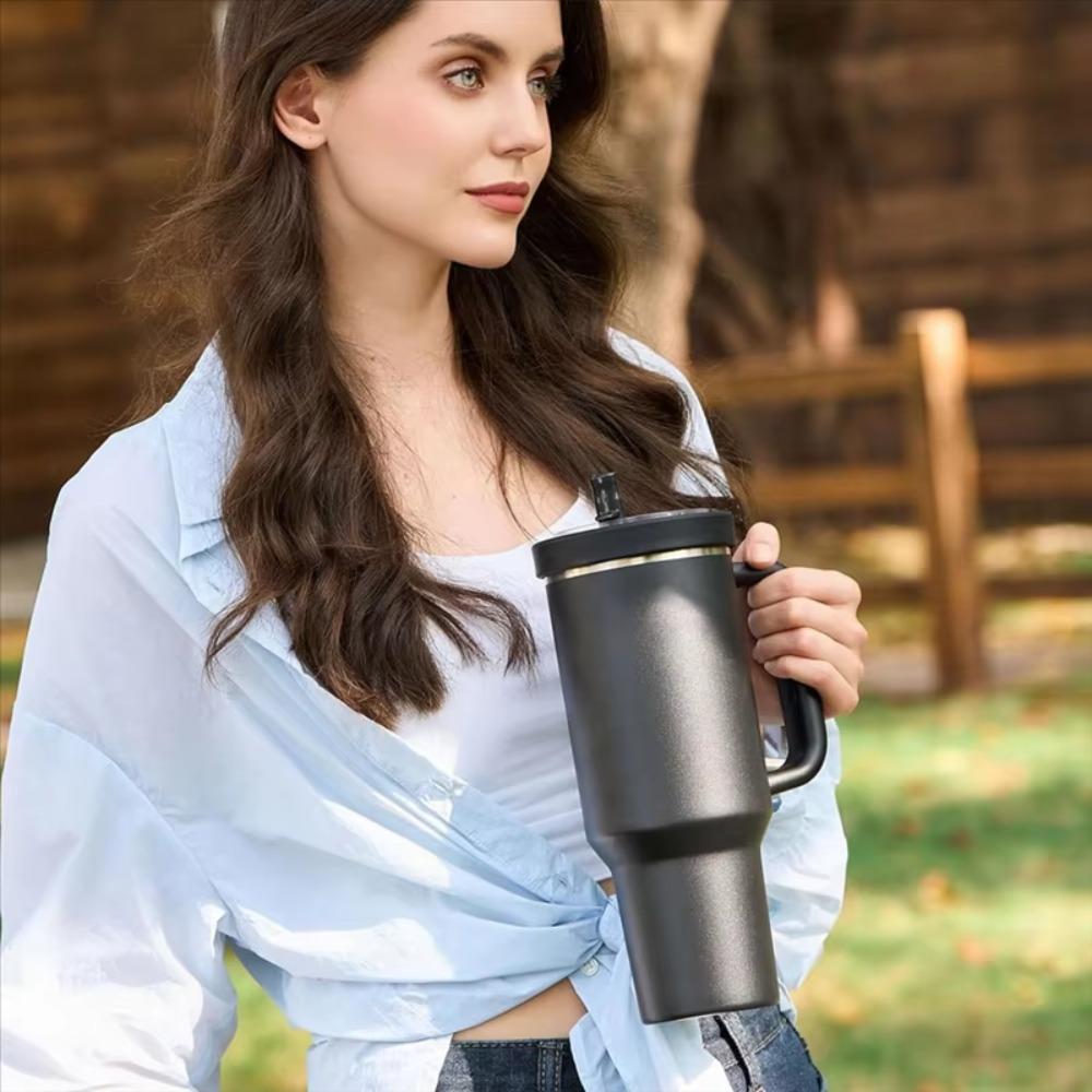 Auslaufsicherer Becher mit Klappdeckel und Strohhalm 30oz Becherdeckel Ersatzdeckel für Sportarena