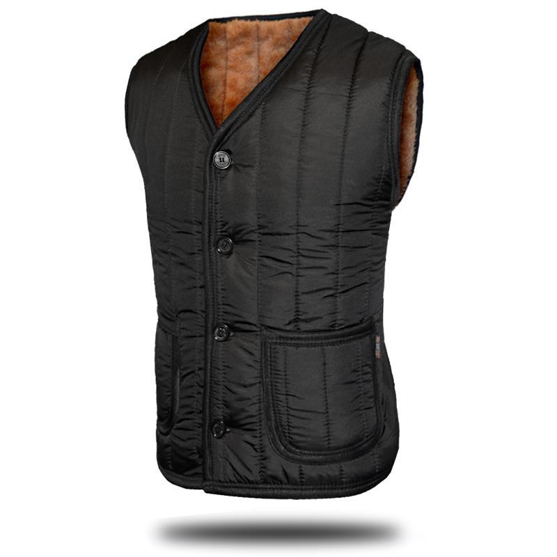 2023 Autumn/Winter New Large Chest Girth Strong Man Men's Vest Plush Casual Sweetheart Shoulder Large Horse Jacket Men's Warm Tank Top Men's Vest