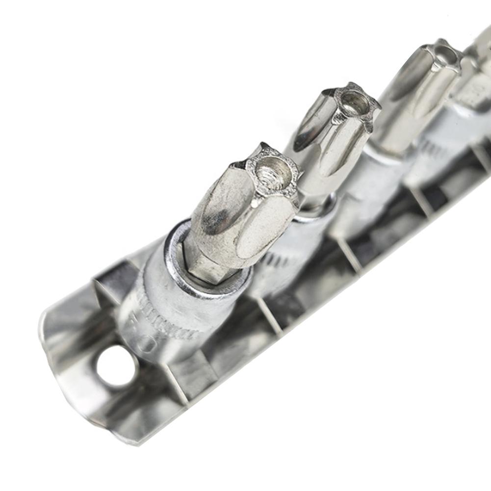 9 Stück/Set 5-Zack-Stern Torx Schraubendreher Bit 1/4 Zoll Antriebsaufnahme TS10-TS50 Handwerkzeuge Teile Zubehör
