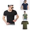 Men's Summer Casual Fashion Solid Color O-neck T-shirt With Short Sleeves