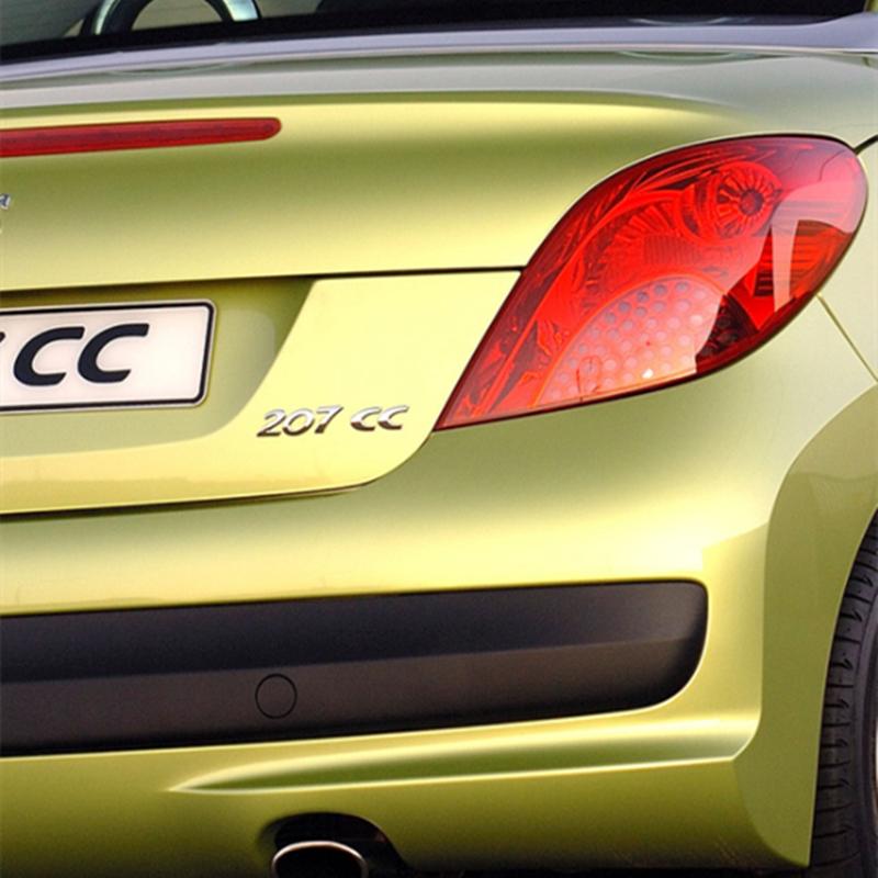 3D Metal Sticker 207 CC RC Emblem Decoration Rear Trunk stickers For s333 Car Styling 333s
