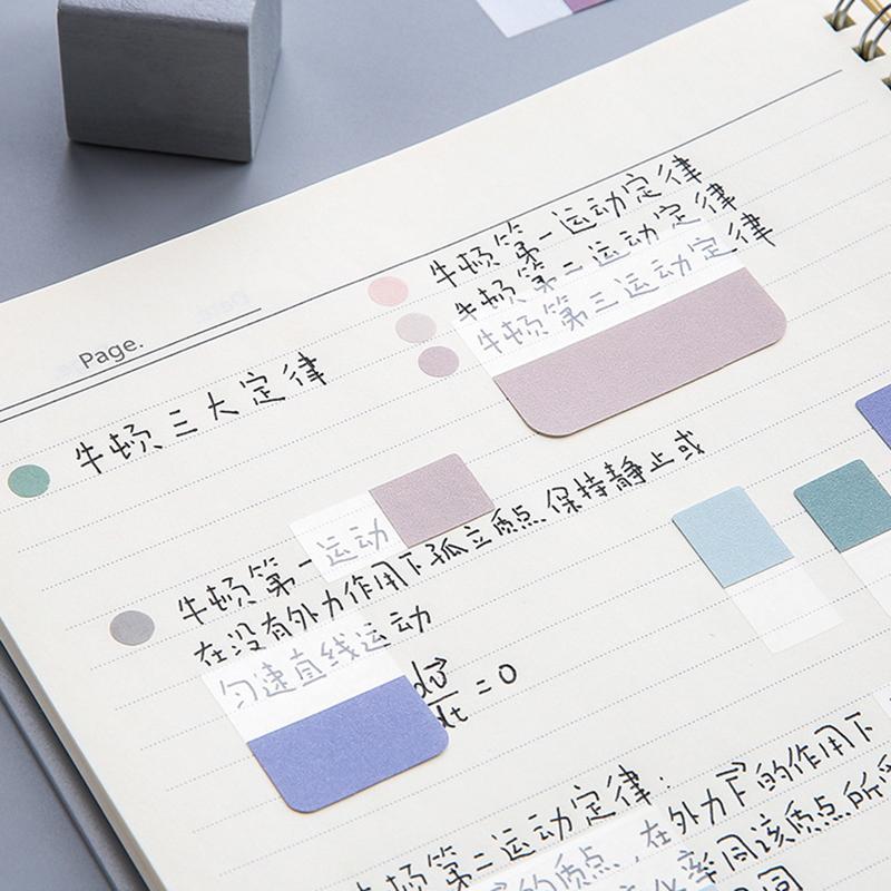 Simple Notes Index Bookmark Indication Sticker Student Stationery Office Supplie
