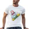 Mountain Rabbit On Snowboard T-Shirt Cooling Short Sleeve Tee
