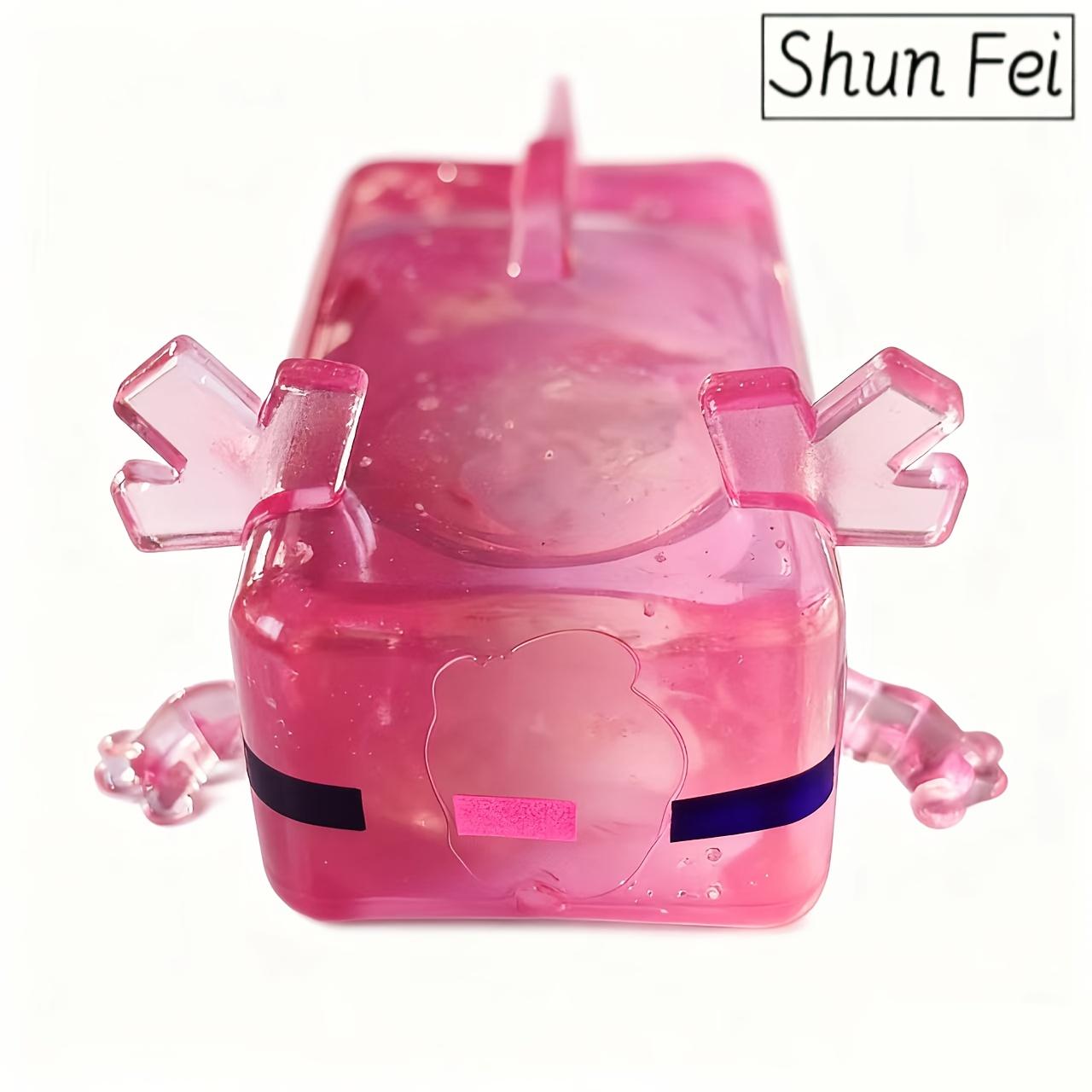 

1PC Shun Fei Cute Pink Cartoon Animal Squishy Toy, Slow Rebound Textured Sensory Stress Ball, Perfect Gift for Kids Teens светло-серый