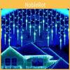 3.5m Warm White Led Icicle String Lights Outdoor Christmas Waterproof Decor