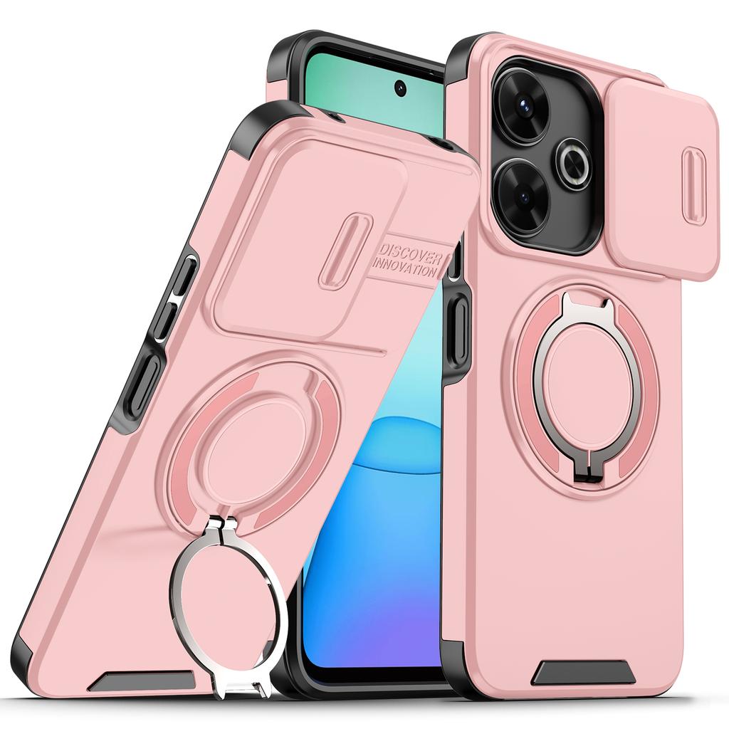 For Honor 600e Case Honor 600 Lite Cove Honor 400 Lite 400pro Phone Case New Armor Slide Lens Protect Magnetic Ring Holder Cover