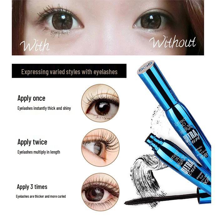 Mascara BOB 3D: Volumizare, Lungire, Curbare, Rezistent la apă și la transfer