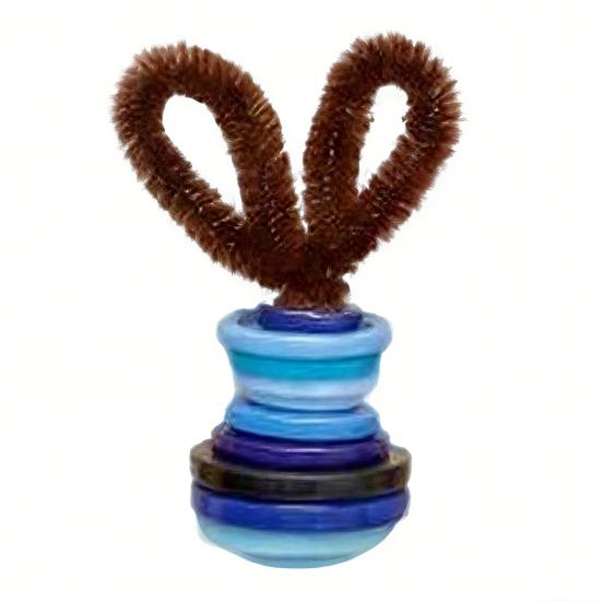 

Набір для рукоділля «Кнопковий Великодній Зайчик» DIY Кнопковий Зайчик-Підвіска з Ворсистими Вушками для Великоднього Кошика, Подарунки для Святкової Вечірки