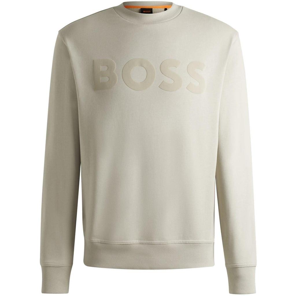 BOSS Moletom Masculino Gola Redonda Regular