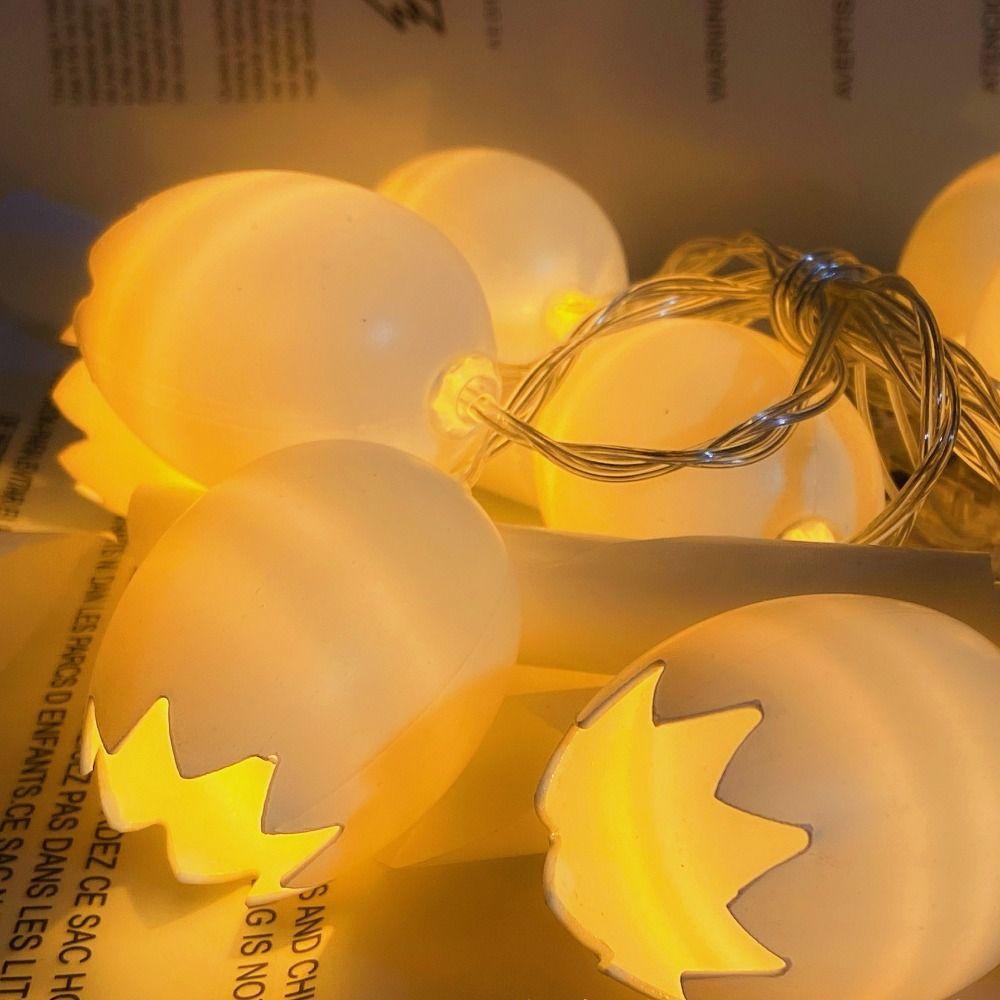 Fahion 1.5M 10LED Easter LED String Warm Light Eggs Chick Carrot LED Lights String Colorful DIY Festival Lamp Party