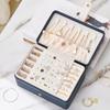 Multi-layers Jewelry Box Earrings Necklace Storage High-Capacity Case Gift Packaging Holder Travel Organizer Lady