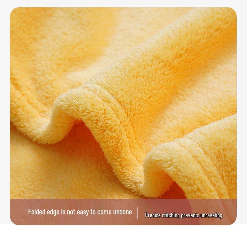 Asciugamano da Bagno con Cappuccio in Pile Corallo Disegnato Xiangfeng per Bambini - Assorbente, Mantella Indossabile per Neonati