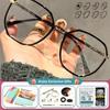 CLLOIO High Quality Retro Polygonal Myopia Prescription Computer Glasses Women Anti Blue Ray Photochromic Progressive Eyeglasses