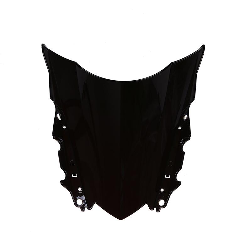 Iridium Motorcycle Double Bubble Windshield Wind Deflector for Yamaha R3 R25 Motocross Riding Racing Screen