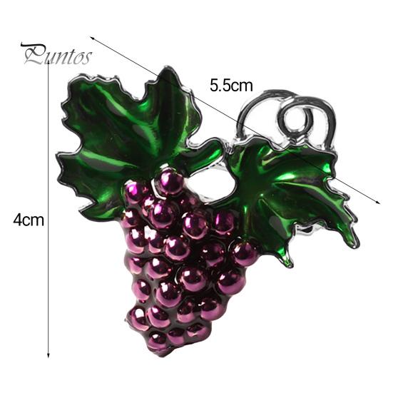 2Pcs Napkin Ring Refreshing Fine Workmanship Dining Table Supplies Summer Purple Grape Napkin Holder for Party