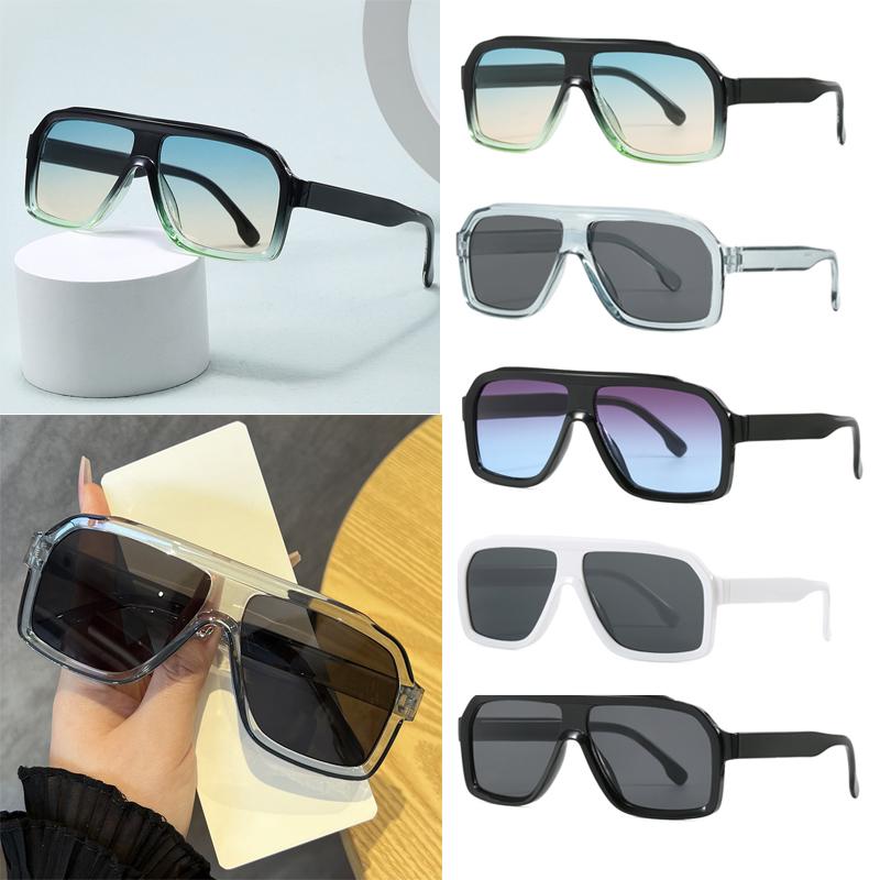 5pcs Vintage Square Sunglasses Women Fashion Eyewear Unisex Outdoor Sport Driving Sun Glasses Classic Brand