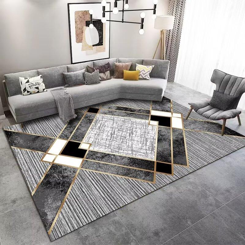 

Ковер для гостиной Простой Скандинавский Классический Офисный ковер Прикроватный коврик Ковер для гостиной 200*300cm серый