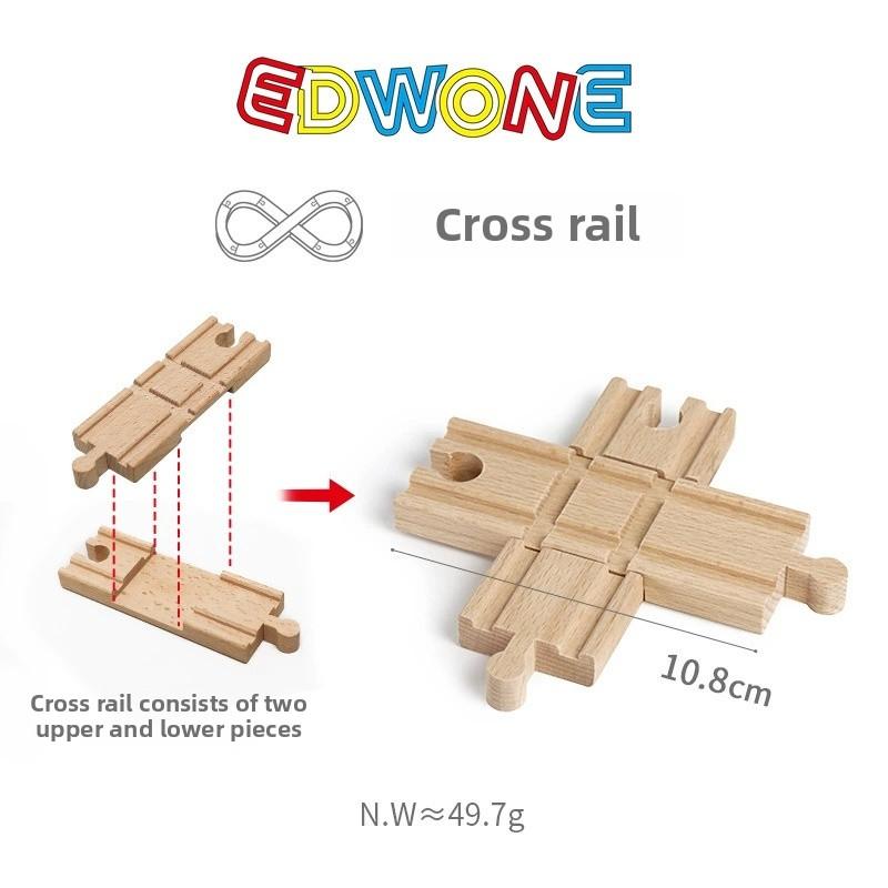 All Kinds Wooden Track Accessories Wooden Railway Train Track Parts Fit for Brand Wood Tracks Railway Toys for Children Gifts
