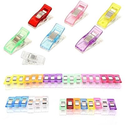 20Pcs Clear Sewing Craft Quilt Binding Plastic Clips Sewing Machine Tools