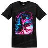 Greninja Vand Ninja T-shirt Neon Pink Blå Sprøjt Anime Grafisk Tee Gave Kunst