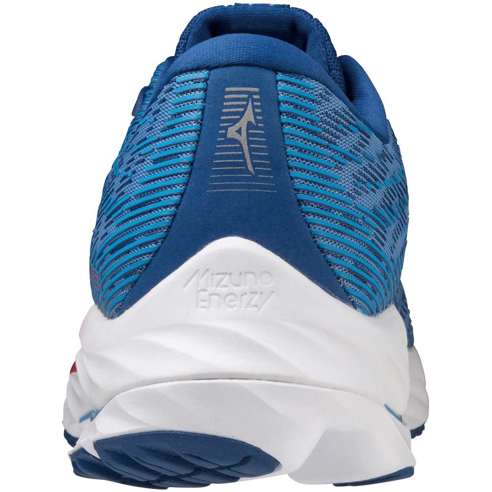 Running Shoes Waverider 26 Jogging Marathon Sports Training Lightweight cm 2E [Mizuno] Blue/Gray/Red 28.0
