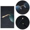 New Fashion Rimless Rectangle Sunglasses Women Luxury Design UV400 Protection Retro Gradient Eyewear Shades
