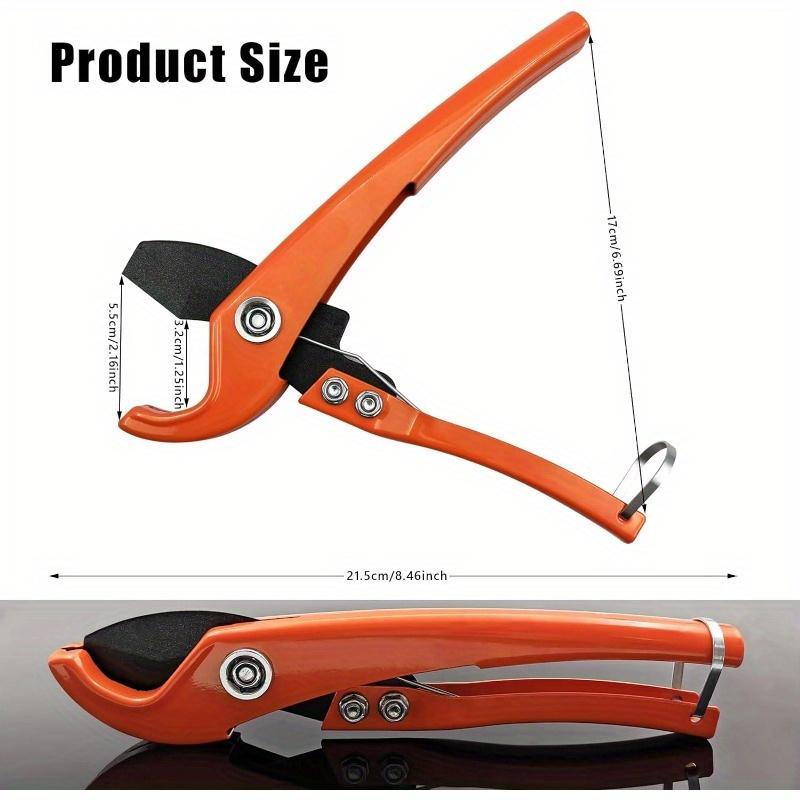 1PC PVC Pipe Cutter Heavy Duty Tubing Cutter with SK5 Blades Ratchet-type Tube for Shear Tube Cutter Hand Tools
